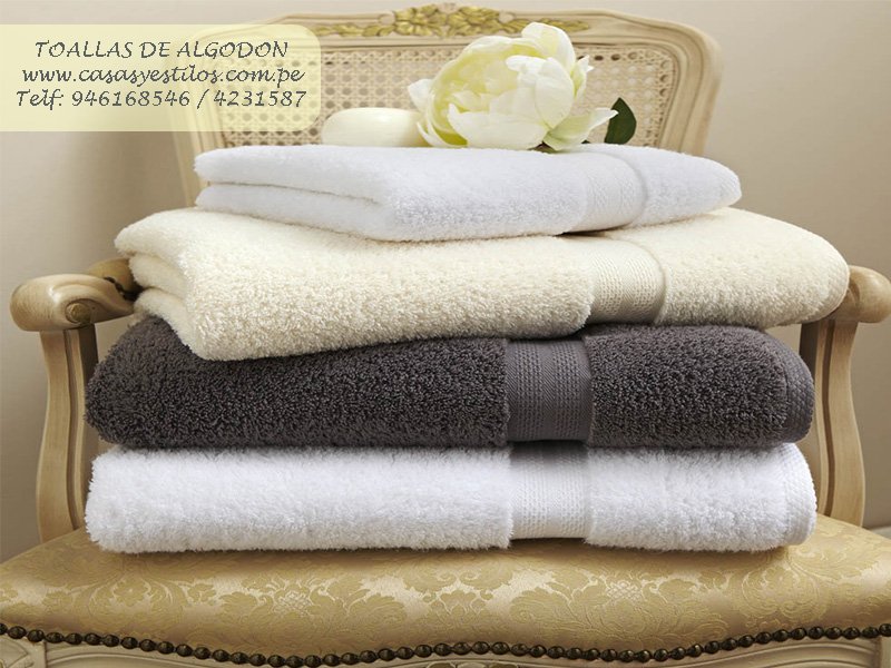 toallas de baño de algodón para rubro hotelero